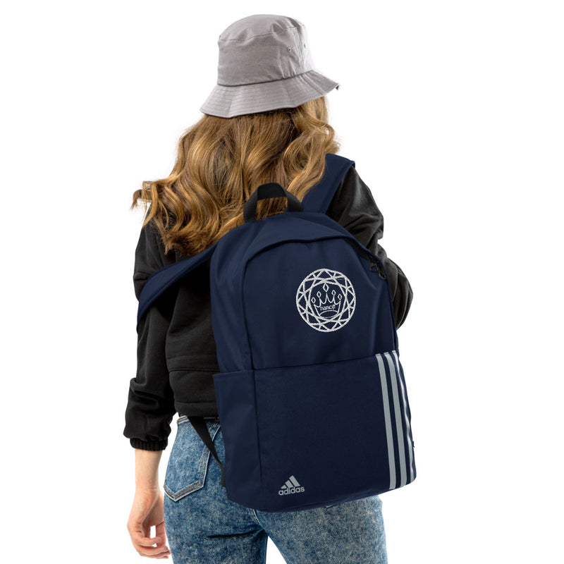 Embroidered Emblem Adidas Backpack