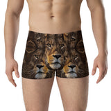 Men's Lion Print Boxer Briefs