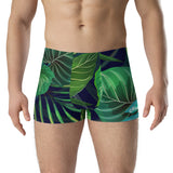 Leaf Print Men's Boxer Briefs