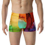 Colourful Print Men's Boxer Briefs