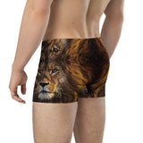Men's Lion Print Boxer Briefs