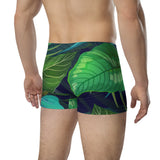 Leaf Print Men's Boxer Briefs