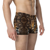 Men's Lion Print Boxer Briefs