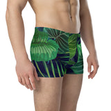 Leaf Print Men's Boxer Briefs