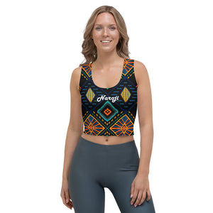 Women's African Print Crop Top