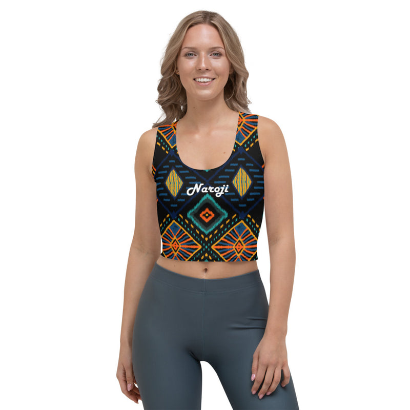 Women's African Print Crop Top