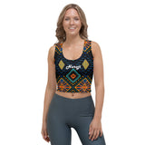Women's African Print Crop Top