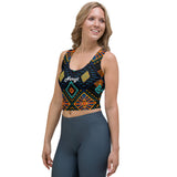 Women's African Print Crop Top