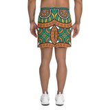 Men's African Print Athletic Long Shorts