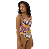 Women's African Cheetah Print One-Piece Swimsuit