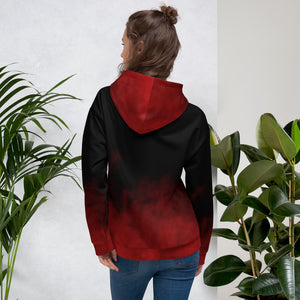 Women's Black and Red 'Strength of a Lion' Hoodie