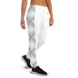 Women's N.E Aztec Print White Joggers