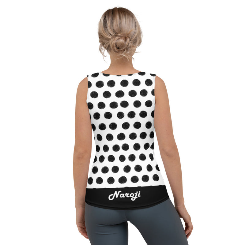 Women's Polka Dot Vest Top