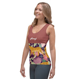 Women's African Cheetah Print Vest Top