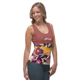 Women's African Cheetah Print Vest Top