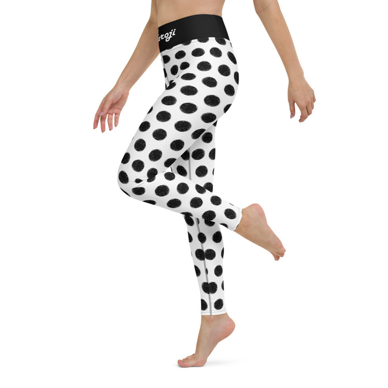 Women's Polka Dot High Waisted Leggings