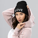 'LOVE' Cuffed Beanie