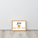 JOY Framed Matte Paper Poster