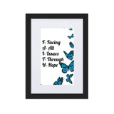 FAITH Matte Paper Framed Poster With Mat