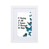 FAITH Matte Paper Framed Poster With Mat