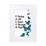 FAITH Matte Paper Framed Poster With Mat