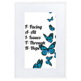FAITH Matte Paper Framed Poster With Mat