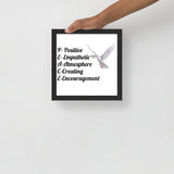 PEACE Framed Photo Paper Poster