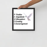 PEACE Framed Photo Paper Poster