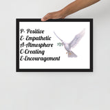 PEACE Framed Photo Paper Poster