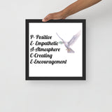 PEACE Framed Photo Paper Poster
