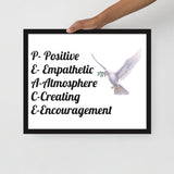PEACE Framed Photo Paper Poster