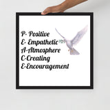 PEACE Framed Photo Paper Poster