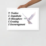 PEACE Framed Photo Paper Poster
