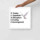 PEACE Framed Photo Paper Poster