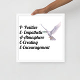 PEACE Framed Photo Paper Poster