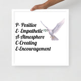 PEACE Framed Photo Paper Poster