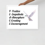 PEACE Framed Photo Paper Poster