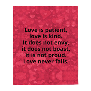 LOVE Throw Blanket