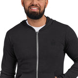 Men's Embroidered Zip Hoodie