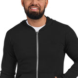 Men's Embroidered Zip Hoodie